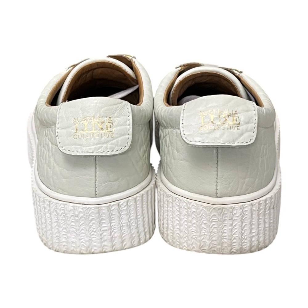 Australia Luxe Collective Leather Platform Sneakers Pale Sage US 9 EU 40 Chunky - Picture 9 of 13